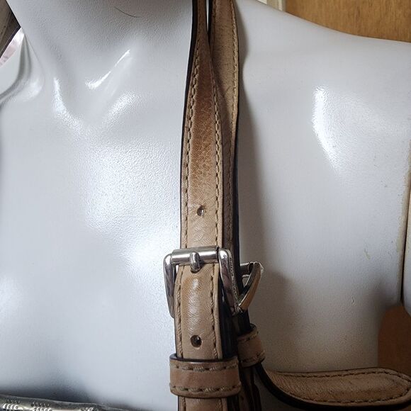 Michael Kors Gray MK Metallic Tote Bag - Picture 12 of 12